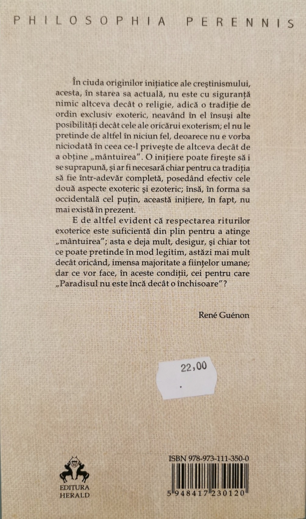 Ezoterismul crestin - Rene Guenon