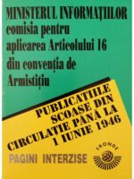 Publicațiile scoase din circulație până la 1 Iunie 1946