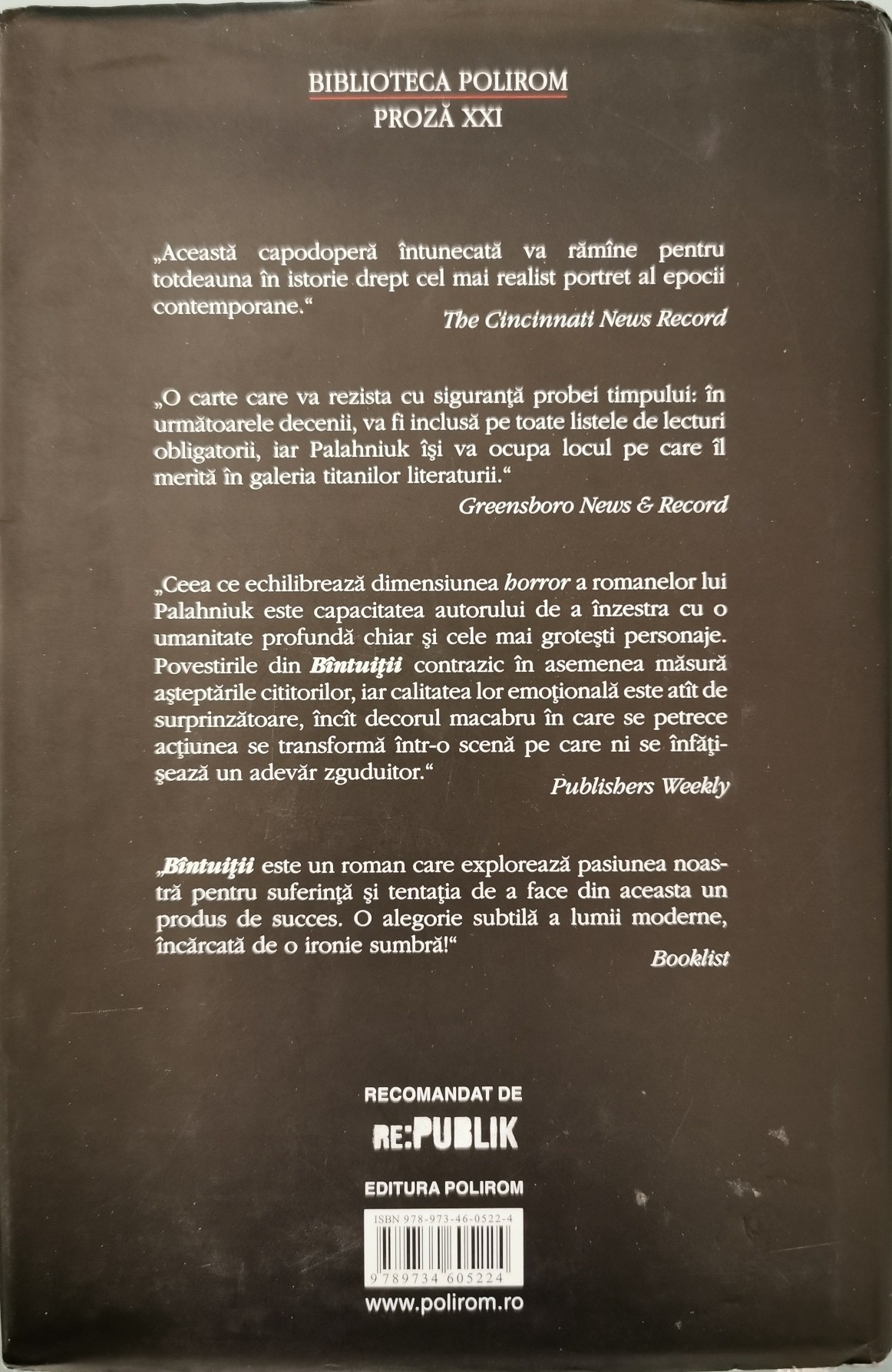 Bintuitii - Chuck Palahniuk