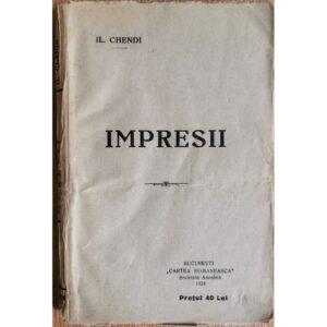 Impresii (1924) - Ilarie Chendi