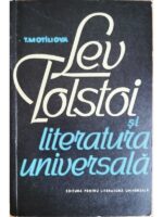 Lev Tolstoi si literatura universala - T. Motiliova